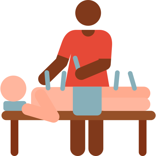 Dry needling physiotherapy icon